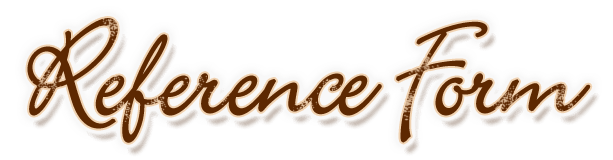 Staff Reference Form